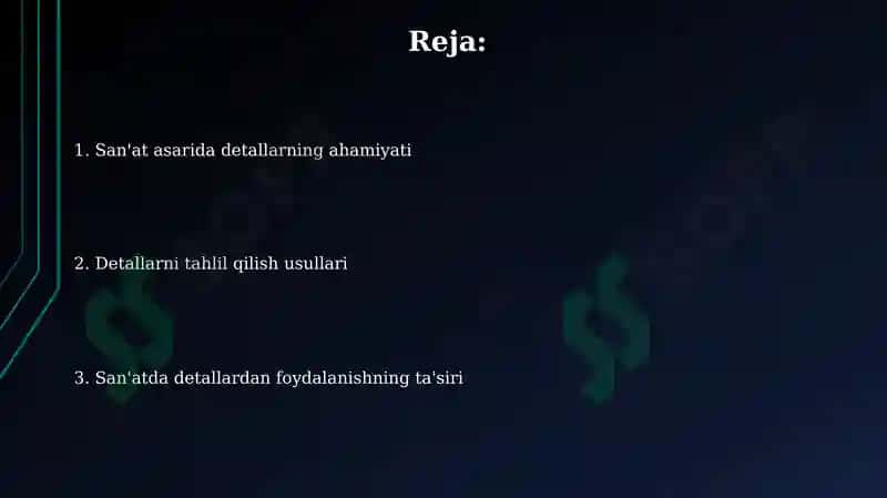 Badiiy asarda detal mavzusi boʻyicha taqdimot 2