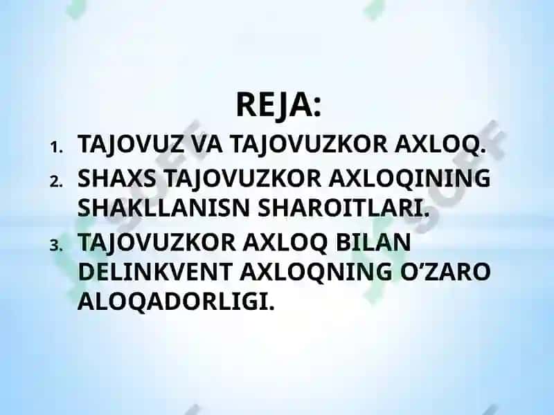 XULQI OG’ISHGANBOLALAR PSIXOLOGIYASI 2