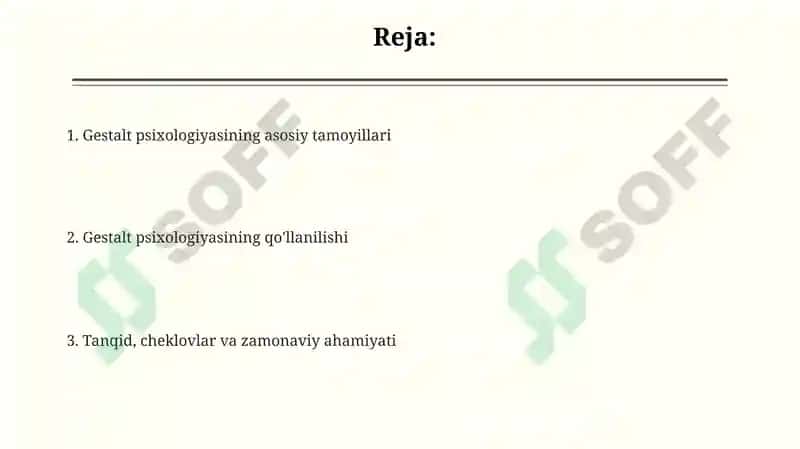 Gestalt psixologiyasi 2