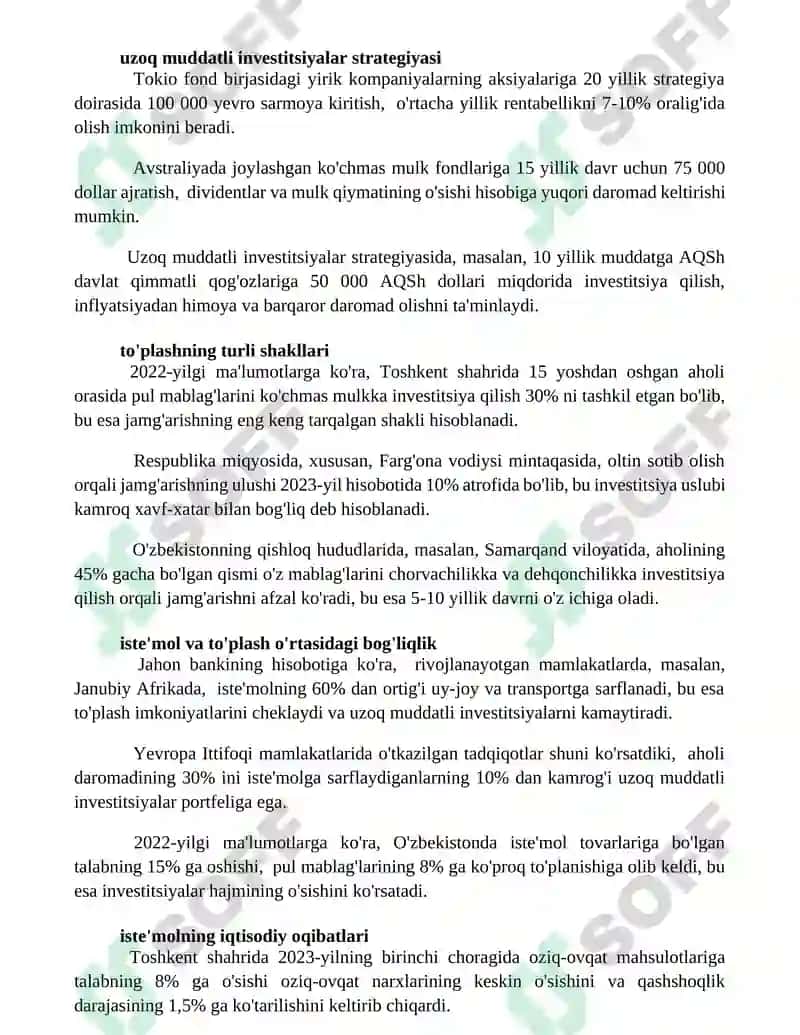 investitsiyalarni baholash usullari 2