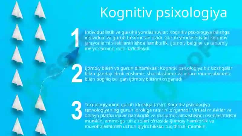 Turli Xil Psixologik Yo'Nalishlarida Guruhiy Faoliyat Texnologiyasi 2