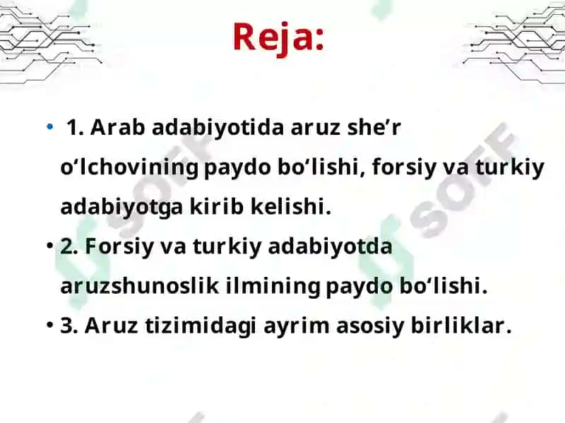 Aruz she’r tizimining muhim nazariy asoslari 2