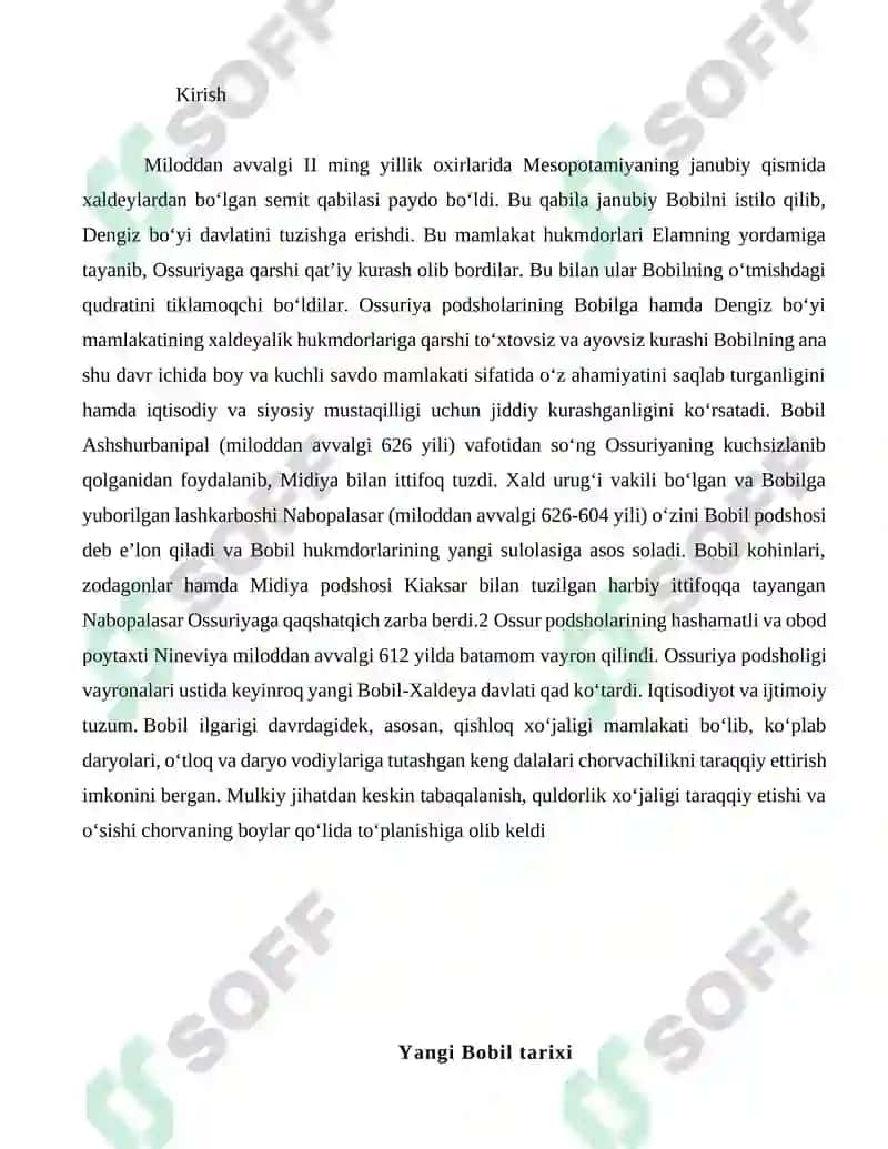 Yangi Bobil podsholigi 2