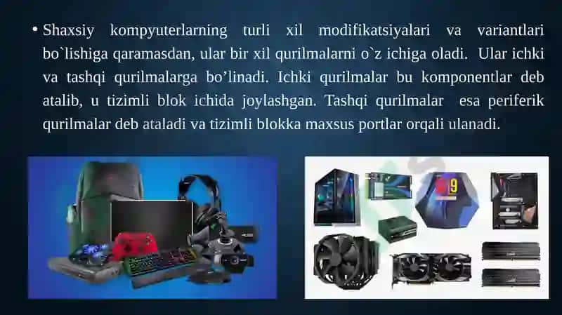 Kompyuterni tashkil etilishi va klassifikatsiyasi 2