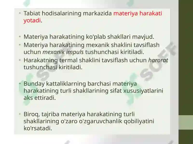 Materiya harakati 2
