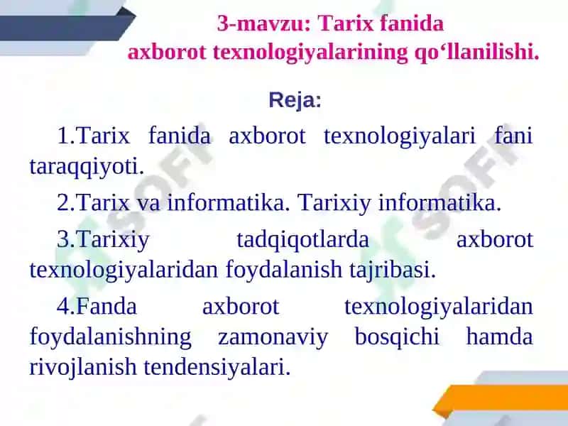 Tarix va informatika 2
