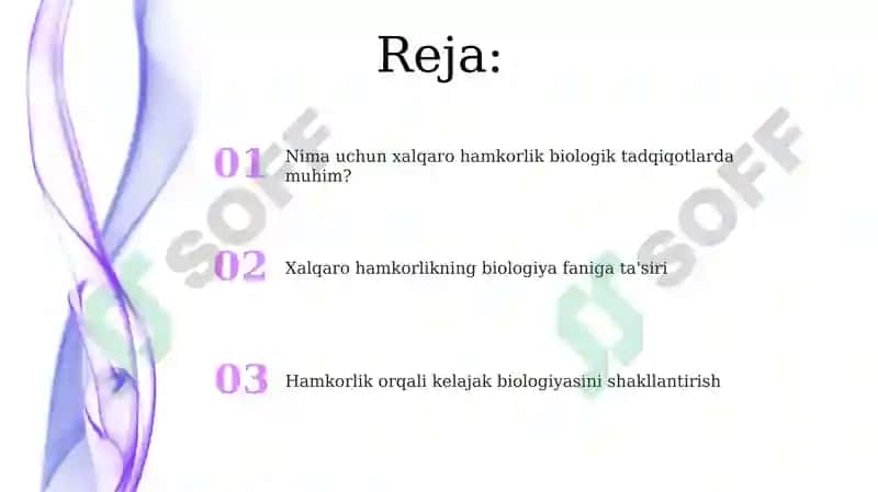 Biologik tadqiqotlarda xalqaro hamkorlarning ahamiyati 2