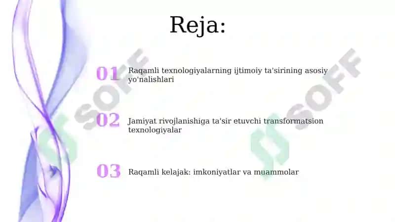 Raqamli texnologiyalarning zamonaviy jamiyat rivojlanishiga ta’sir tendensiyalari 2