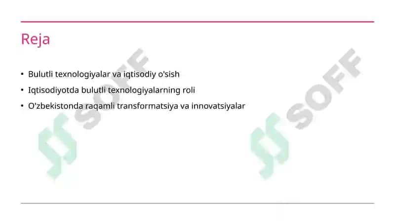Bulutli texnologiyalar va iqtisodiy o'sish 2