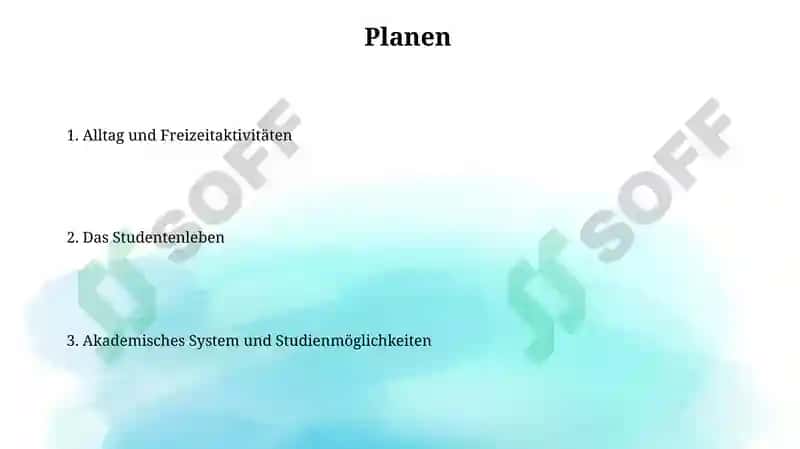 Das Studentenleben in den deutschsprachigen Ländern 2