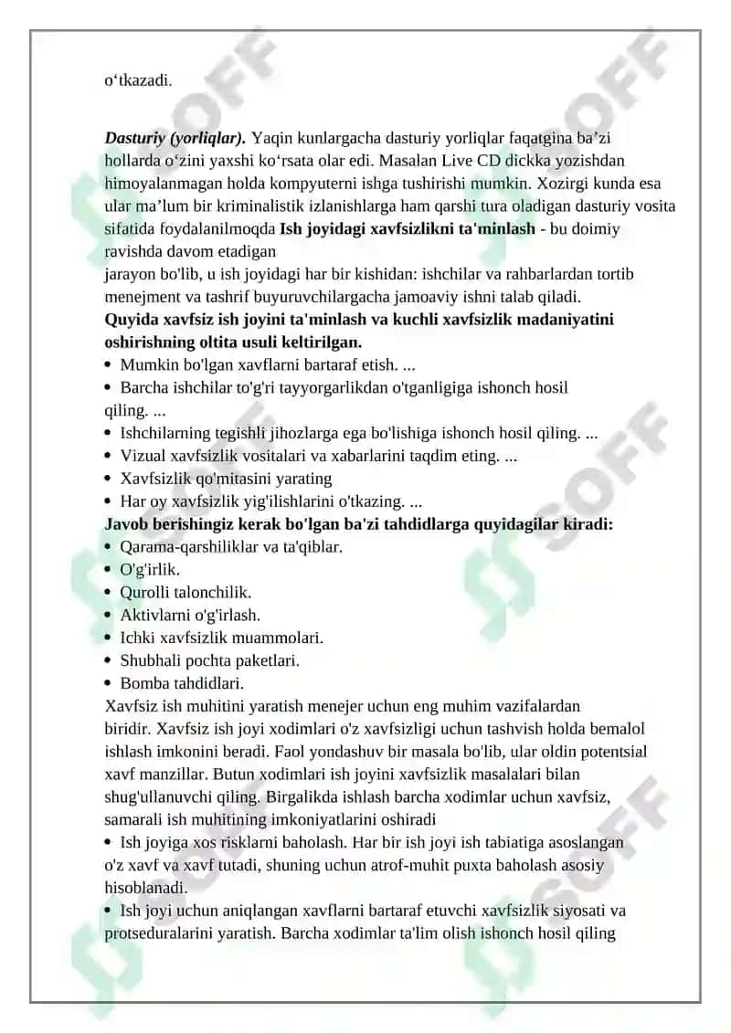 Axborot xavfsizligi insidentlari va risklarini baholash usullari 2