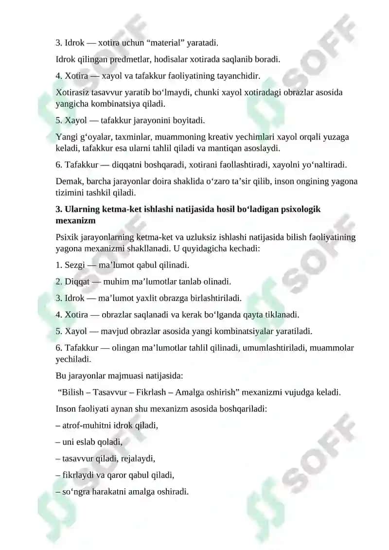 Umumiy psixologiya 2