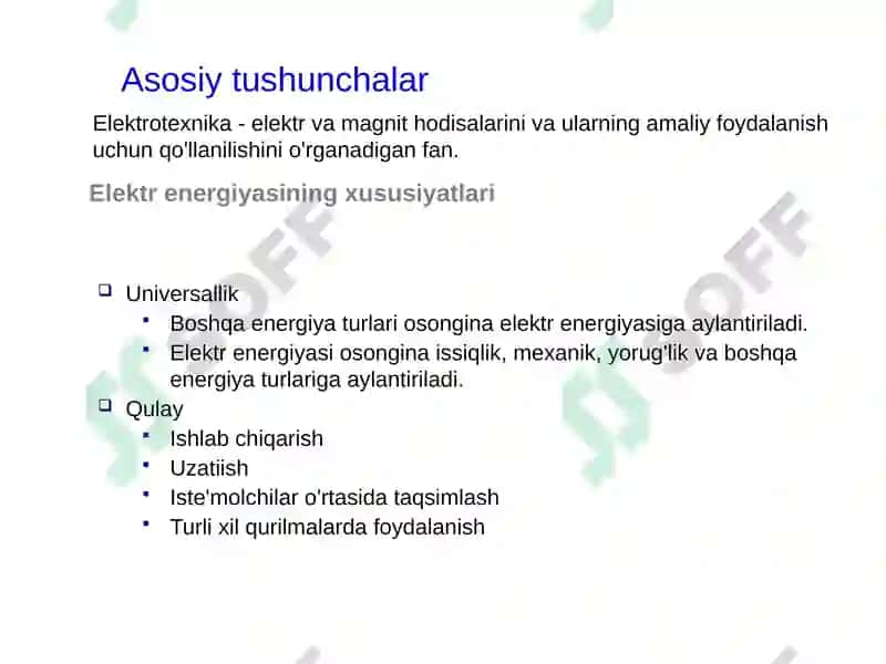 Elektr o'lchash asboblari va qurilmalar 2