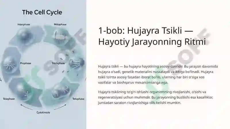 Hujayra Tsikli va Hujayra Replikatsiyasi Boshqaruvi Mexanizmlari 2