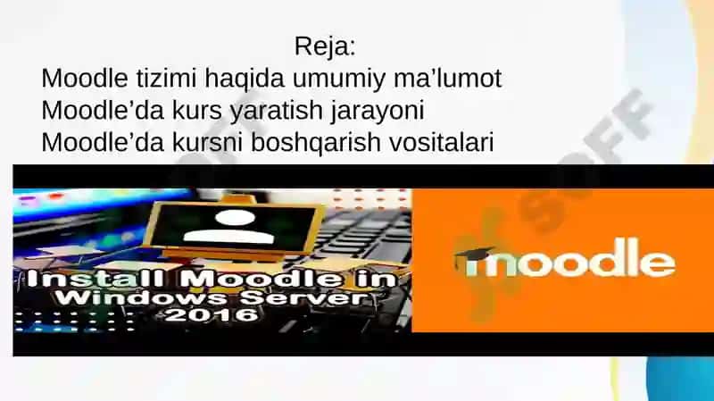 Moodle tizimida elektron kurslar yaratish va boshqarish 2