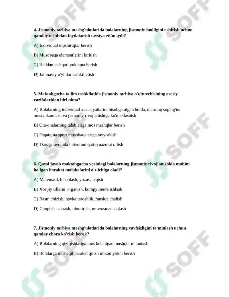 Maktabgacha ta'lim tashkilotlarida jismoniy tarbiya 2