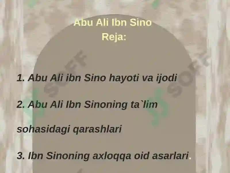 Abu Ali Ibn Sino 2