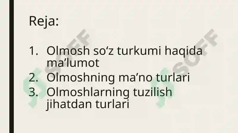Olmosh soʻz turkumi 2