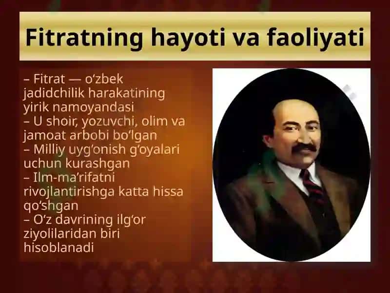Fitratning hayoti va faoliyati 2