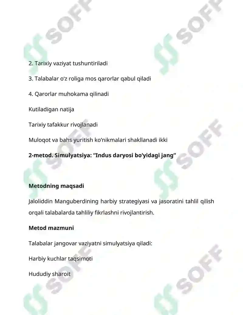 Tarixiy rolli o‘yin: “Jaloliddin Manguberdi va Xorazmshohlar saroyi” 2