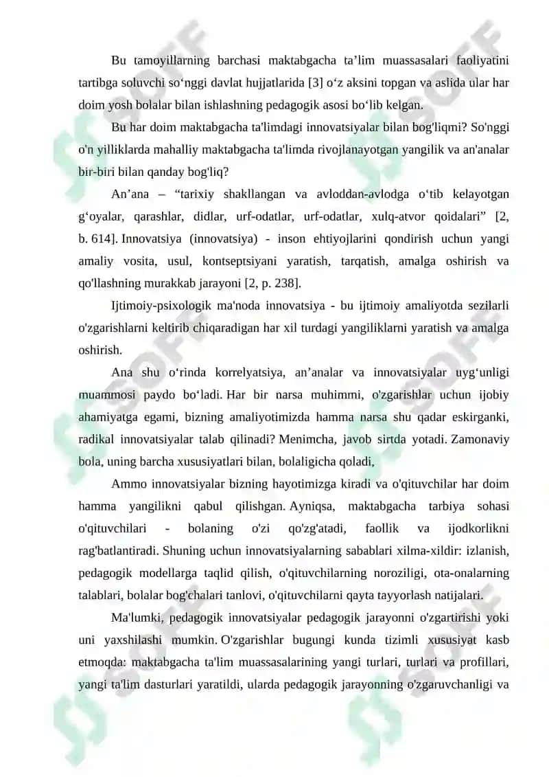 Maktabgacha Ta'lim Tashkilotlarini Innovatsion Boshqarish (Xorij Tajribasi) 2