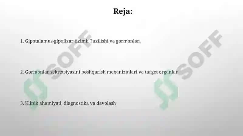 Gipotalamo-gipofizartizim:boshqaruvvata’siri 2