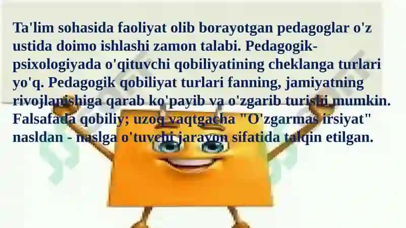Ta'lim Psixologiyasi va Pedagogikasi 2