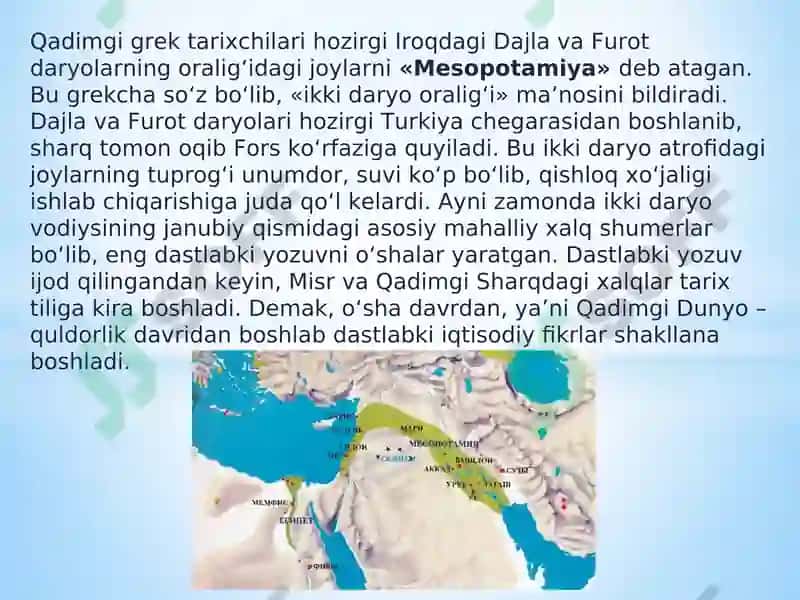 Qadimiy dinlarning iqtisodiy jihatlari 2