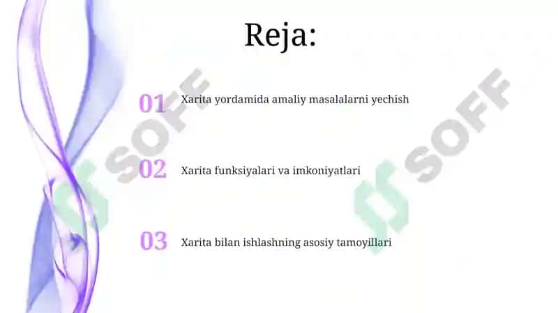 Xarita bilan ishlash 2