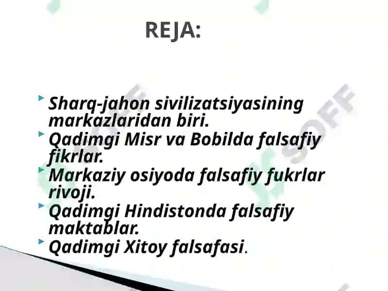 Qadimgi Sharqda Falsafiy Qarashlar Rivoji 2