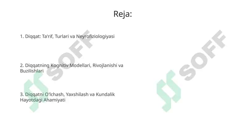 Diqqat: Ta'rif va Turlari 2