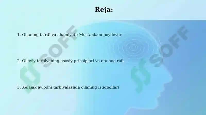 Barkamol avlod tarbiyasida oilaning oʻrni va roli 2