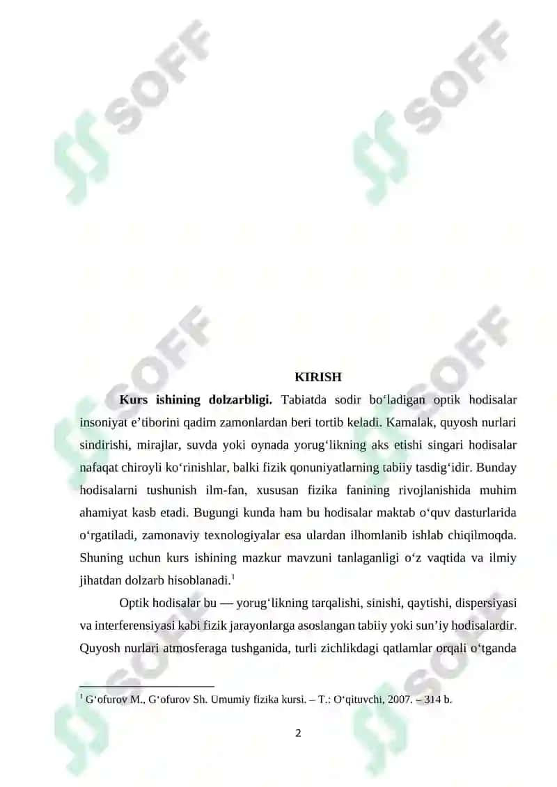 Tabiatdagi Optik Hodisalar 2