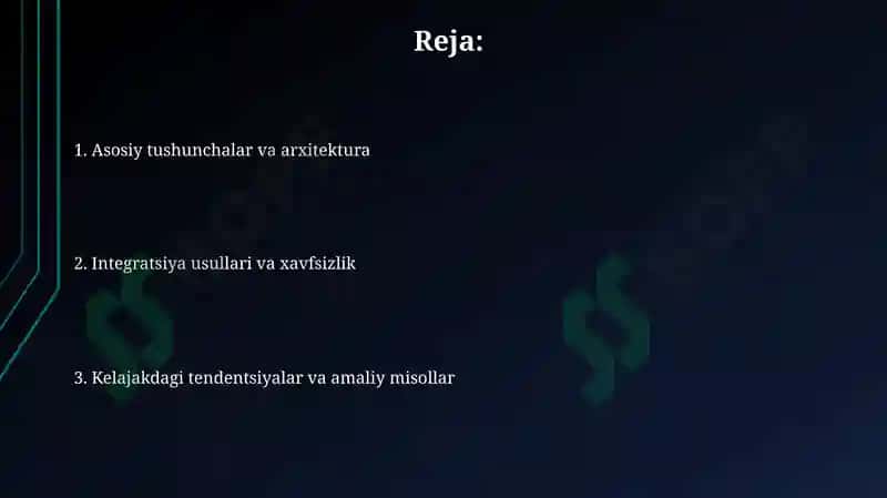Moslashuvchanlikning asosiy tushunchalari va arxitekturasi 2