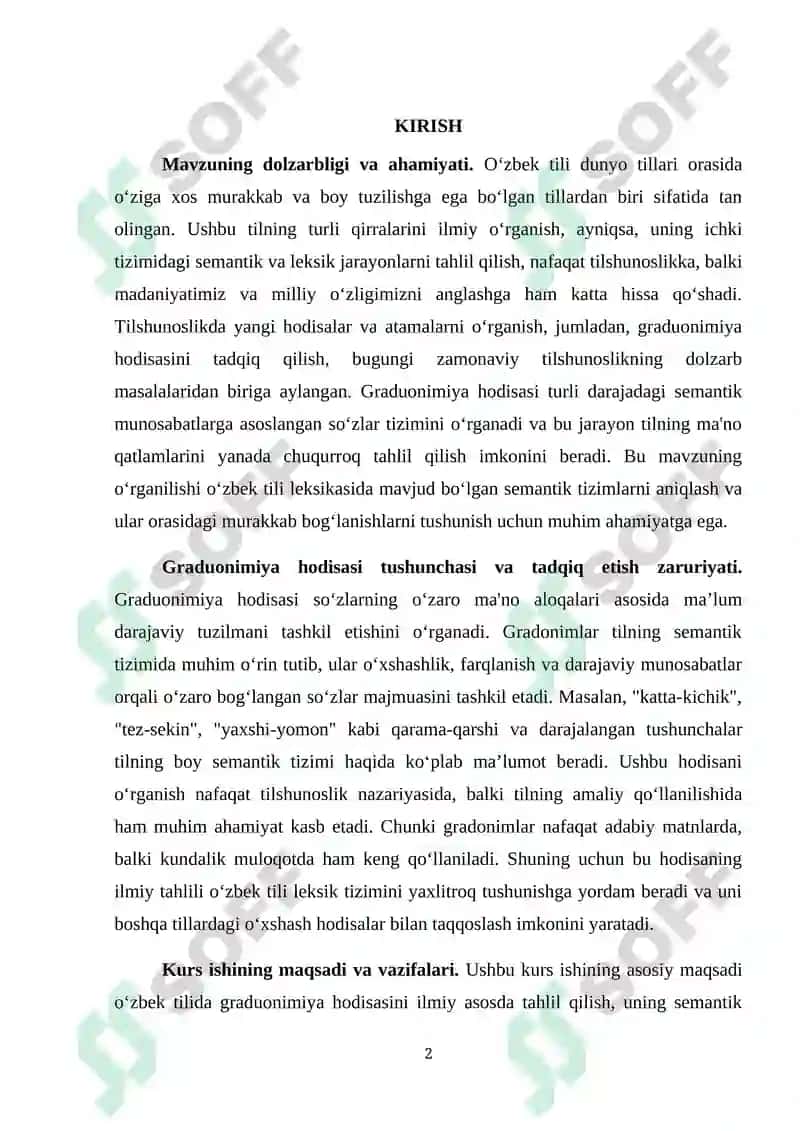o‘zbek tilshunosligida graduonimiya hodisasining ilmiy tadqiqi 2