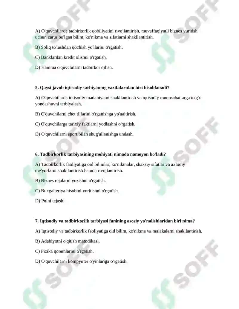 Iqtisodiy va tadbirkorlik tarbiyasi fanining maqsadi,vazifasi va mohiyati 2