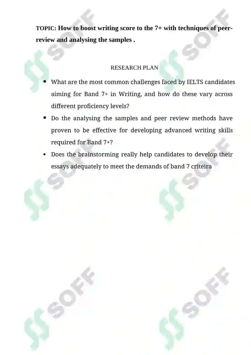 Boosting Writing Score to Band 7+ in IELTS 2