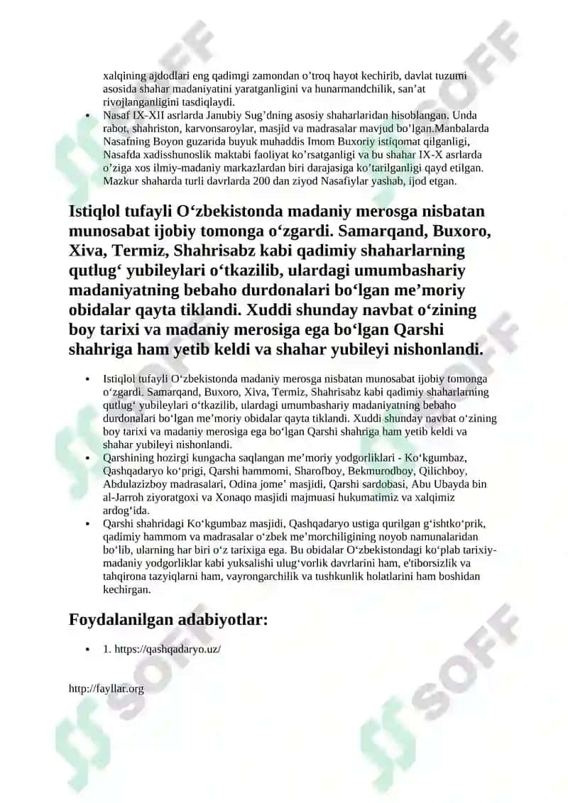 Zamonviy Iqtisodiyot fanidan 1-mustaqil ishi 2