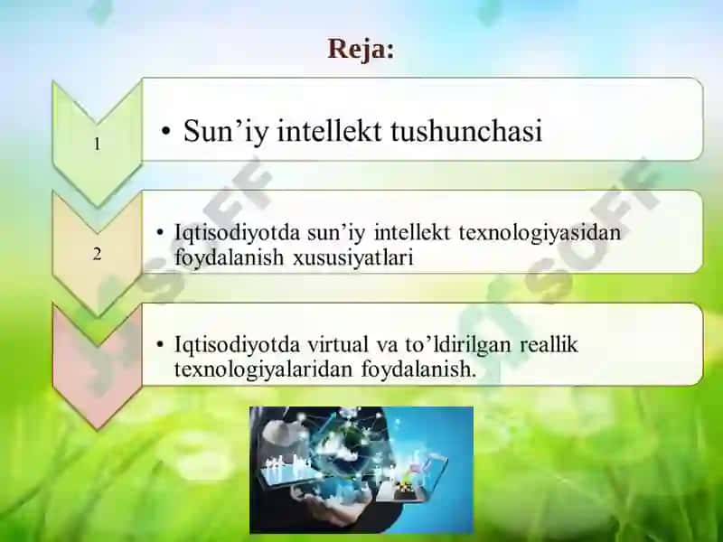 Iqtisodiyotning turli tarmoqlaridasun’iy intellekt texnologiyalaridan foydalanish imkoniyatlari 2