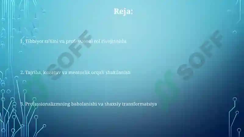 Tibbiyot talabalarining shifokor shaxsiga aylanish mexanizmlarini aniqlang va tasvirlang 2