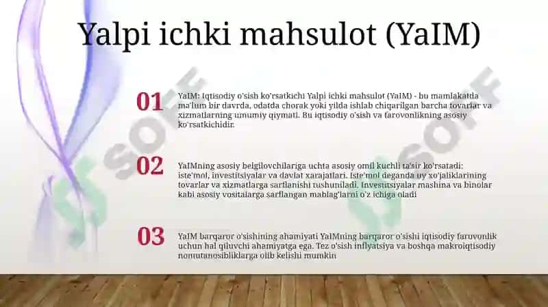 Asosiy Makroiqtisodiy KoʻRsatkichlar 2
