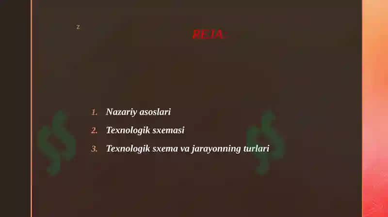 ABSORBSIYA BO'LIMINING NAZARIY ASOSLARI, TEXNOLOGIK SXEMASI VA ASOSIY APPARATLARI 2