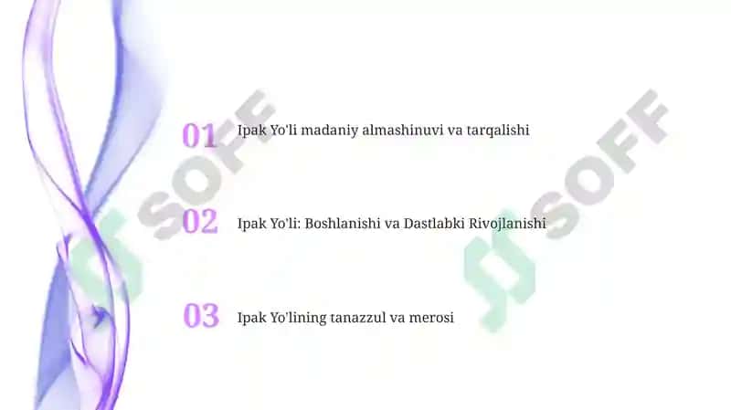Buyuk ipak yóli va uning insoniyat tarixidagi órni 2