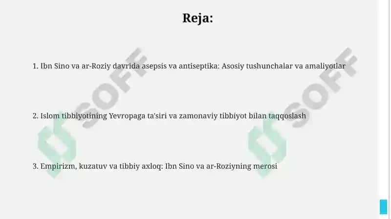 Ibn Sino va ar-Roziy davridagi aseptika va antiseptika 2