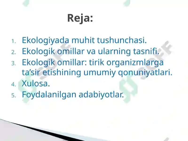 Tabiatni muhofaza qilishning ilmiy va nazariy asoslari 2