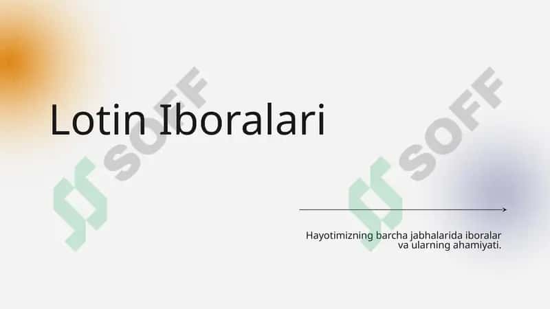 Lotin Iboralari 2