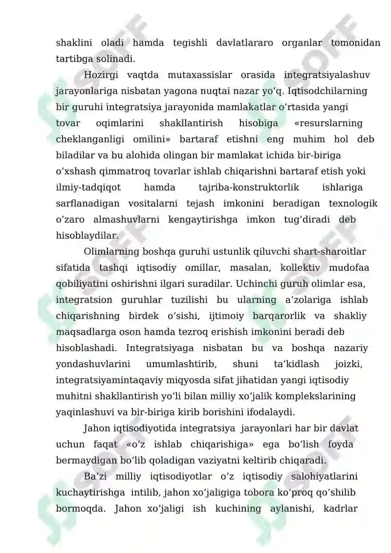 Xalqaro iqtisodiy tashkilotlar: mohiyati, zaruriyati, funksiyalari va guruhlanishi 2