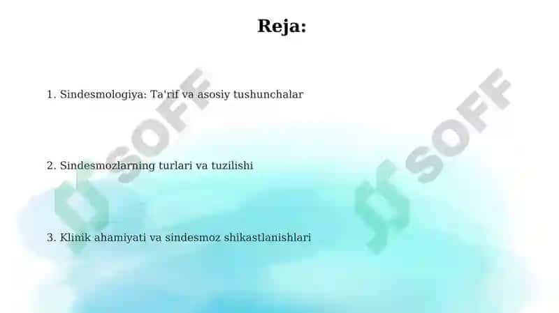 Sindesmologiya 2
