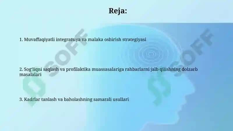 Muvaffaqiyatli integratsiya va malaka oshirish strategiyasi 2