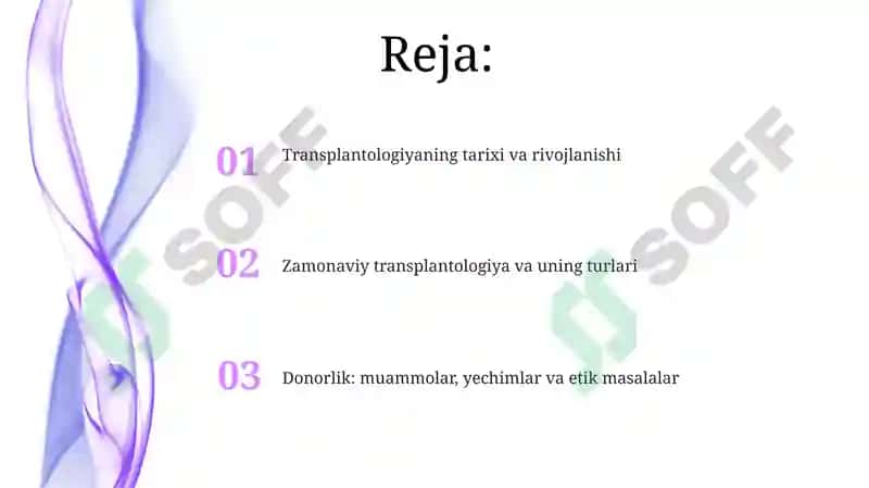 Transplantologiya Tarixi va Holati 2